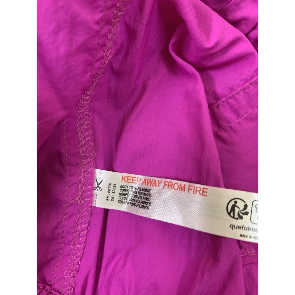 Daily Practice Fuchsia Cargo Parachute Pants Wide Leg Athleisure M - Picture 4 of 5